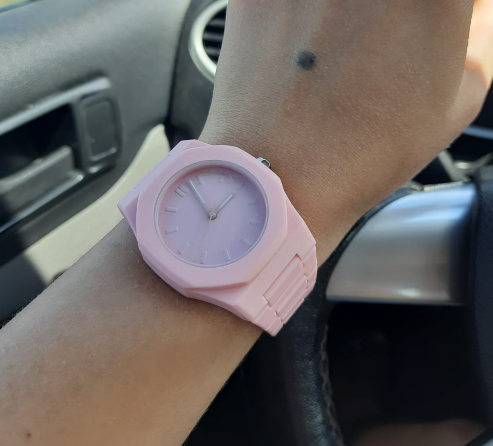 VLANC Phantom Chromo Rosa no carro